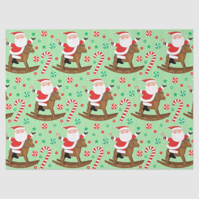 Weihnachtsgeschenk für Reittiere Seidenpapier (Vorderseite)