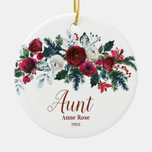 Weihnachtsgeschenk für Tante Keramik Ornament