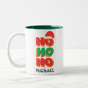 Weihnachtsgeschenk für Vater/Ehemann, personalisie Zweifarbige Tasse