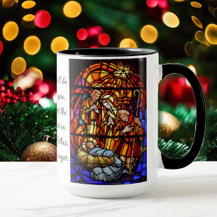 Weihnachtsgeschenk für Weihnachtslieder aus Glas Tasse