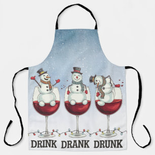 Weihnachtsgeschenk für Weinliebhaber   Erwachsenen Schürze