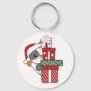 Weihnachtsgeschenk für Wintertiere Katzen Schlüsse Schlüsselanhänger
