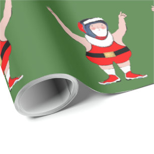 Weihnachtsgeschenk für Wrestling-Fans Geschenkpapier