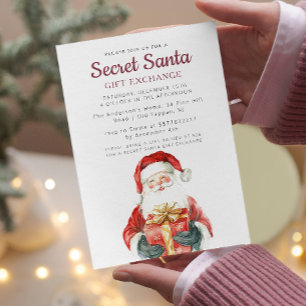 Weihnachtsgeschenk Geheimnis Weihnachtsfeiertag Pa Einladung
