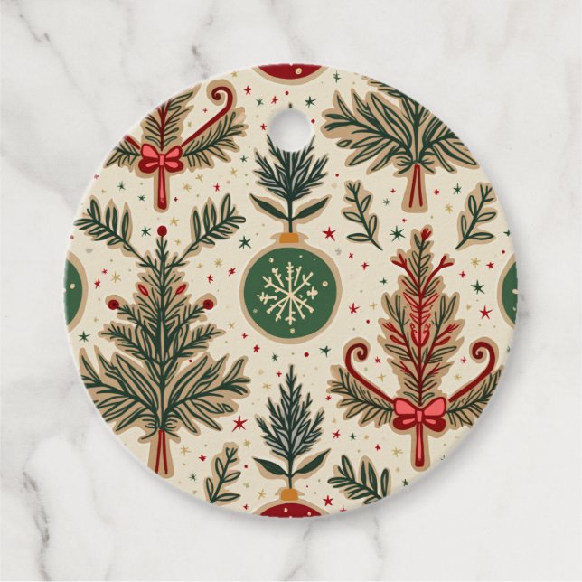 Weihnachtsgeschenk Geschenkanhänger (Vorderseite)