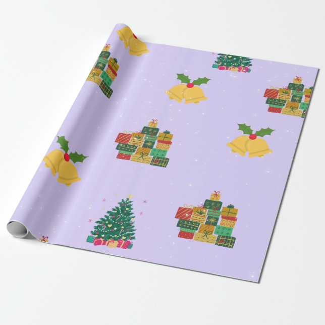 Weihnachtsgeschenk Geschenkpapier (Ungerollt)