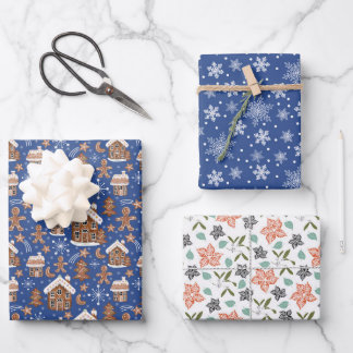 Weihnachtsgeschenk Geschenkpapier Set