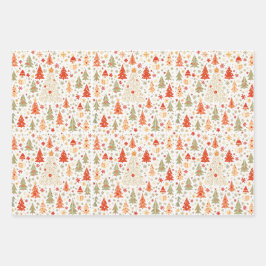 Weihnachtsgeschenk Geschenkpapier Set