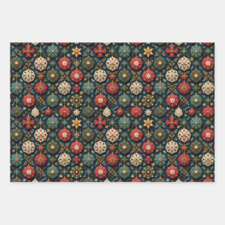 Weihnachtsgeschenk Geschenkpapier Set
