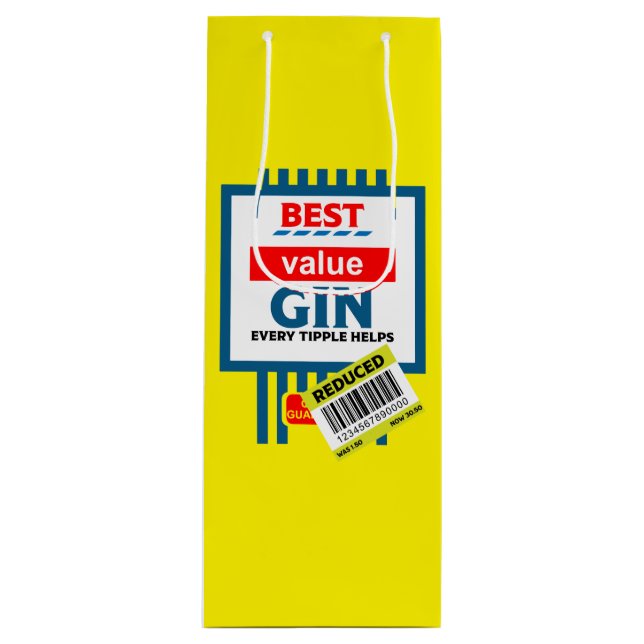 Weihnachtsgeschenk Geschenktüte Für Weinflaschen (Vorderseite)