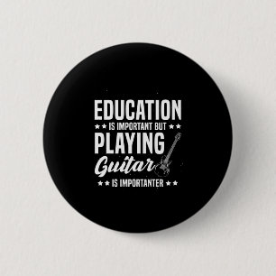 Weihnachtsgeschenk Gitarrenspielen ist wichtig Button