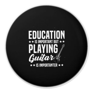 Weihnachtsgeschenk   Gitarrenspielen ist wichtig Keramikknauf