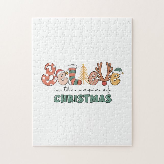 Weihnachtsgeschenk glauben an den Zauber der Weihn (Vertikal)