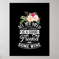 Weihnachtsgeschenk | Guter Freund und etwas Wein