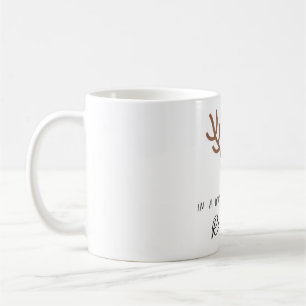 Weihnachtsgeschenk in einer Welt des Rentiers Kaffeetasse