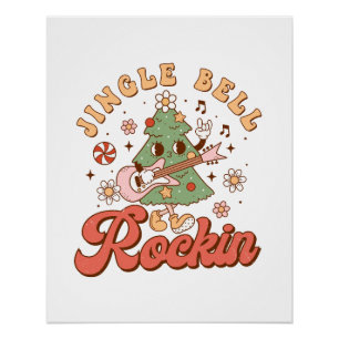 Weihnachtsgeschenk Jingle Bell Rockin Poster