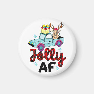 Weihnachtsgeschenk Jolly Af Magnet