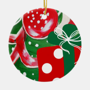 Weihnachtsgeschenk Keramik Ornament