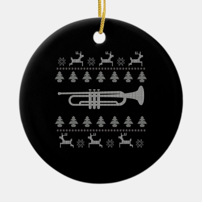 Weihnachtsgeschenk Keramik Ornament (Vorne)