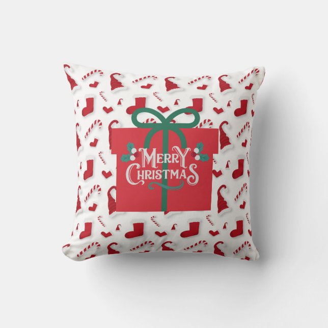 Weihnachtsgeschenk Kissen (Vorderseite)