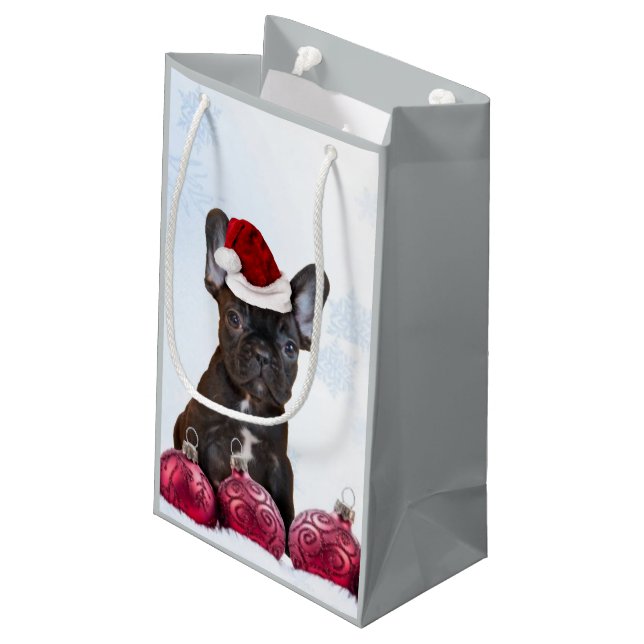 Weihnachtsgeschenk Kleine Geschenktüte (Rückseite Schrägansicht)
