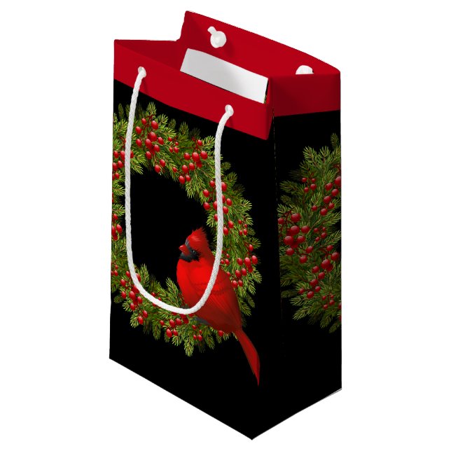 Weihnachtsgeschenk Kleine Geschenktüte (Vorderseite Schrägansicht)