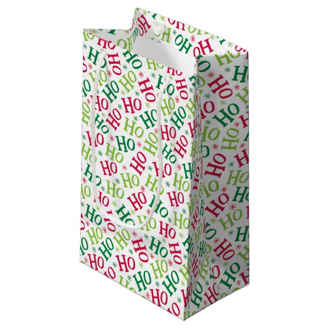 Weihnachtsgeschenk Kleine Geschenktüte (Vorderseite Schrägansicht)