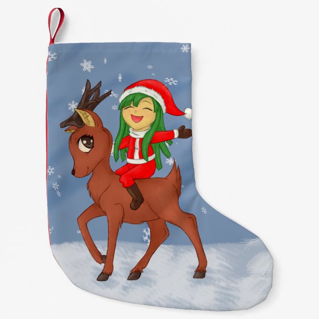 Weihnachtsgeschenk Kleiner Weihnachtsstrumpf (Vorderseite)