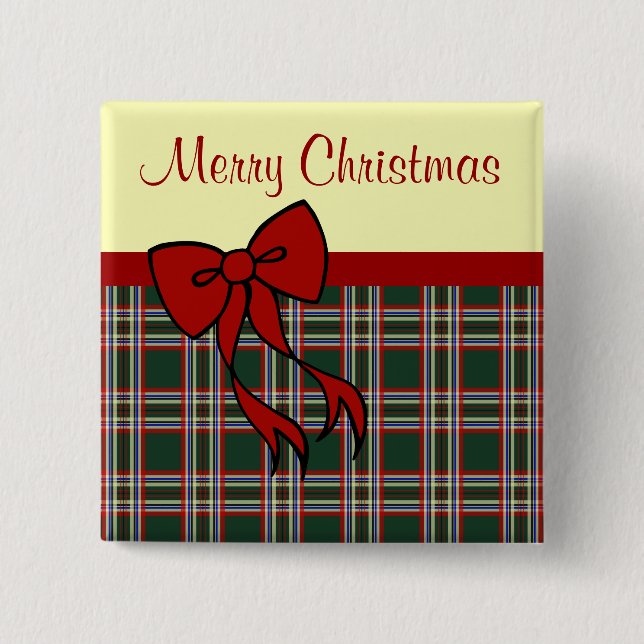 Weihnachtsgeschenk Knopf Button (Vorderseite)