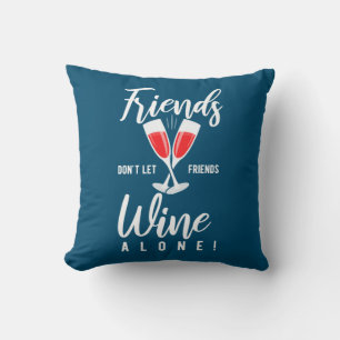 Weihnachtsgeschenk Lass Freunde nicht allein Wei Kissen