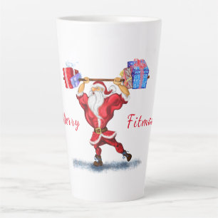 Weihnachtsgeschenk Latte Tasse Bodybuilder Weihnac