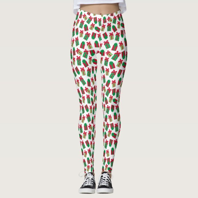 Weihnachtsgeschenk Leggings (Vorderseite)