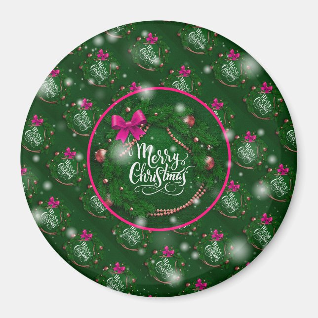 Weihnachtsgeschenk Magnet (Vorne)