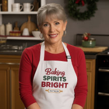 Weihnachtsgeschenk mit Namen 'Baking Spirits Brigh