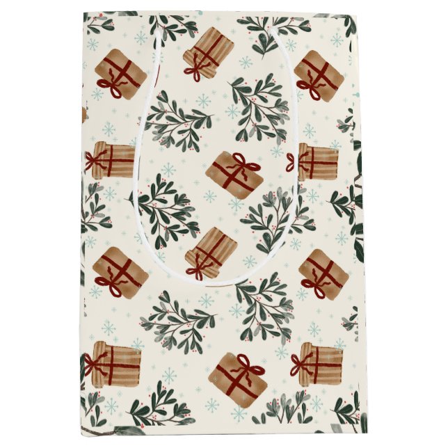 Weihnachtsgeschenk Mittlere Geschenktüte (Vorderseite)