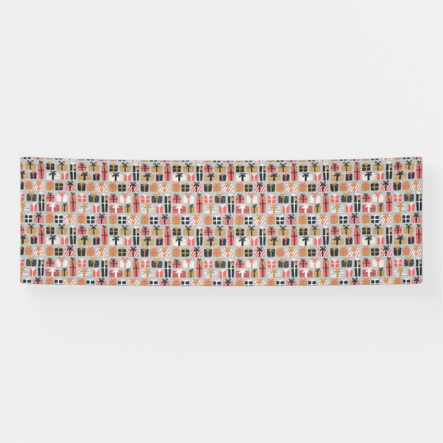 Weihnachtsgeschenk Muster Banner (Horizontal)