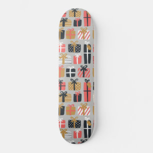 Weihnachtsgeschenk Muster Skateboard
