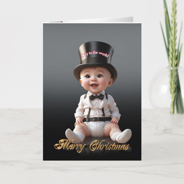 Weihnachtsgeschenk Neues Jahr Feiertagskarte (Vorderseite)