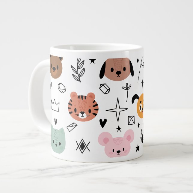 Weihnachtsgeschenk Niedlich Jumbo-Tasse (Vorderseite Links)