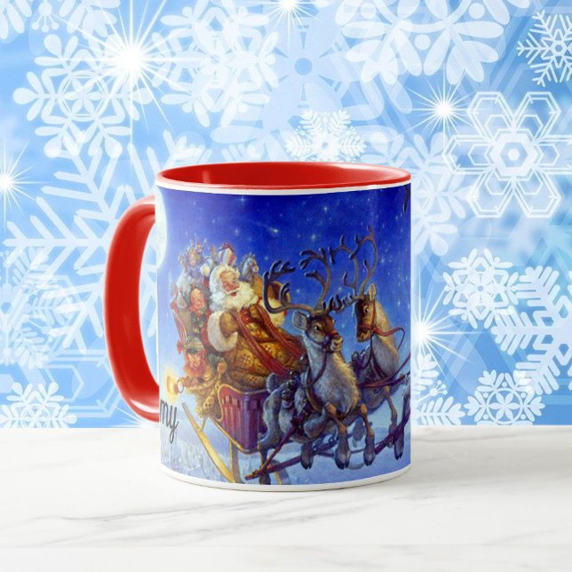 Weihnachtsgeschenk Niedlicher Weihnachtsmann Tasse (Von Creator hochgeladen)