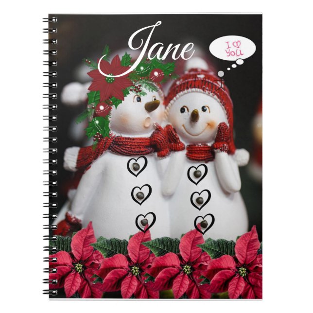 Weihnachtsgeschenk Notizblock (Vorderseite)