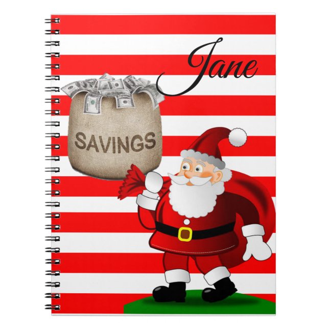 Weihnachtsgeschenk Notizblock (Vorderseite)