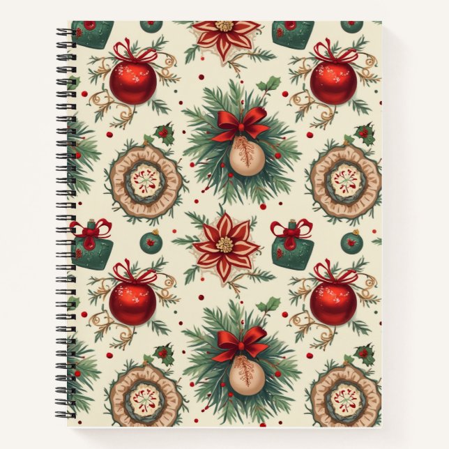 Weihnachtsgeschenk Notizbuch (Vorderseite)