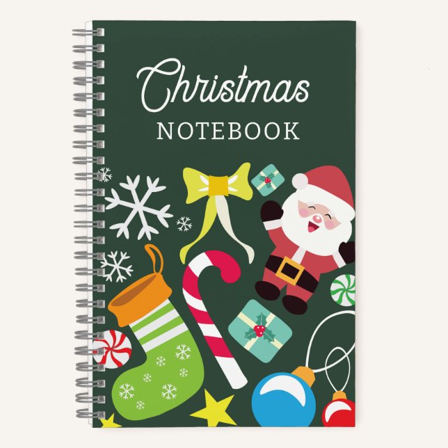 Weihnachtsgeschenk Notizbuch (Vorderseite)