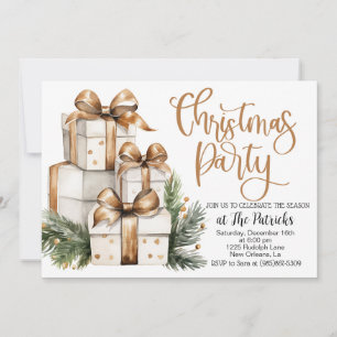 Weihnachtsgeschenk-Party Einladung