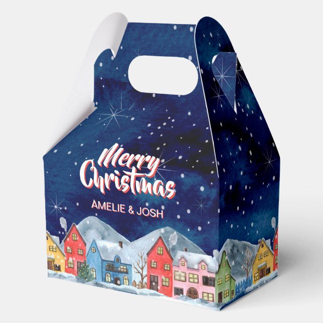 Weihnachtsgeschenk-Party - Ideal für Geschenke Geschenkschachtel (Vorderseite)