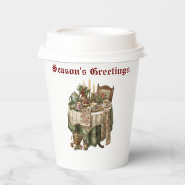 Weihnachtsgeschenk Party Tableware Collection Pappbecher