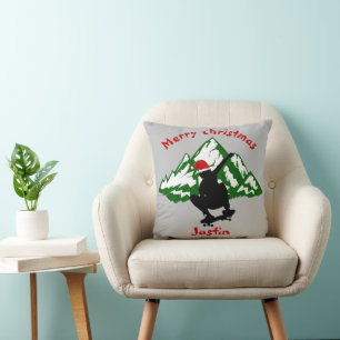 Weihnachtsgeschenk, personalisierter Name Kissen