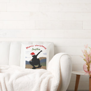 Weihnachtsgeschenk, personalisierter Name T-Sh Kissen