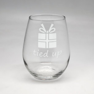 Weihnachtsgeschenk-Raum-Stemless Wein-Glas